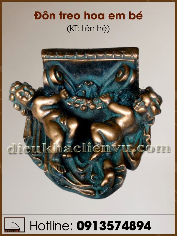 Đôn treo hoa em bé́